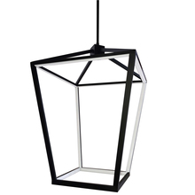 Dainolite CAG-2664C-MB - 64W Chandelier, Matte Black with White Diffuser