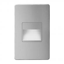 Dainolite DLEDW-200-BA - 120VAC input, L125mmxW78mmxH37mm, 2700K, 3.3W IP65, Brushed Aluminum Wall LED Light