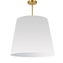 Dainolite ODR-L-790 - 1 Light Oversized Drum Pendant Large White Shade