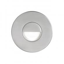 Dainolite DLEDW-300-BA - 120VAC input, Ø88xH82mm, 2700K, 3.3W IP65, Brushed Aluminum Wall LED Light.