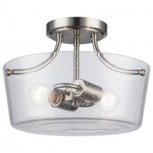 Trans Globe 80527-2 BN - Flush Mount Lighting Brushed Nickel