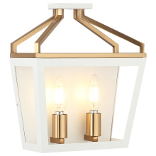Matteo Lighting W67012WHAG - Mavonshire Wall Sconce