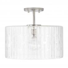 Capital Canada 241311PN - 1 Light Semi-Flush