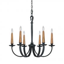 Capital Canada 3996BI - 6 Light Chandelier