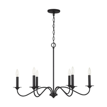 Capital Canada 437262BI - 6 Light Chandelier