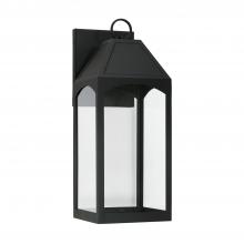 Capital Canada 946321BK-GL - 1 Light Outdoor Wall Lantern