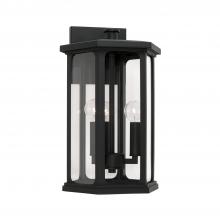 Capital Canada 946631BK - 3 Light Outdoor Wall Lantern