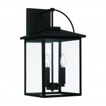 Capital Canada 948031BK - 3 Light Outdoor Wall Lantern