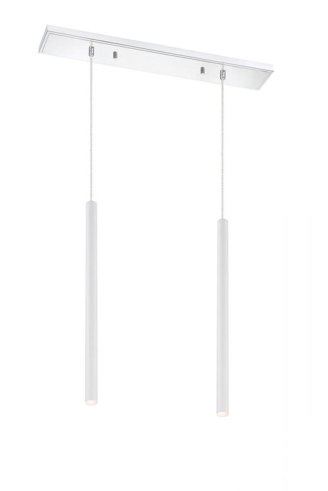 2 Light Linear Chandelier