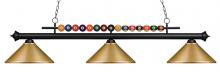 Z-Lite 170MB-MSG - 3 Light Billiard