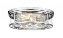 Z-Lite 493F4-PN - 4 Light Flush Mount