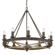 Golden Canada 1053-10 DR - 10 Light Chandelier