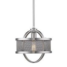 Golden Canada 3167-M1L PW-PW - Colson PW Mini Pendant (with shade) in Pewter