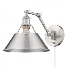 Golden Canada 3306-A1W PW-PW - Orwell PW 1 Light Articulating Wall Sconce in Pewter with Pewter shade