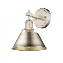 Golden Canada 3306-BA1 PW-AB - Orwell 1-Light Bath Vanity in Pewter with Aged Brass