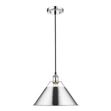 Golden Canada 3306-L CH-CH - Orwell 14" Wide Large Pendant in Chrome