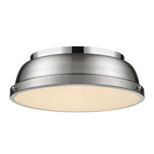 Golden Canada 3602-14 CH-PW - Duncan 14" Flush Mount