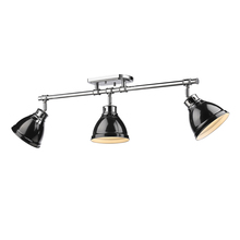 Golden Canada 3602-3SF CH-BK - Duncan Semi-Flush - Track Light