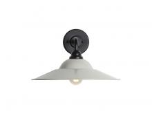 Golden Canada 5096-OWL15 BLK-MGY - Croma - 15" Wall Light- Outdoor