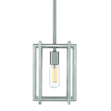 Golden Canada 6070-M1L PW-PW - Tribeca Mini Pendant in Pewter with Pewter Accents