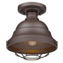 Golden Canada 7316-OSF TBZ - Bartlett Outdoor Semi-Flush in Textured Bronze