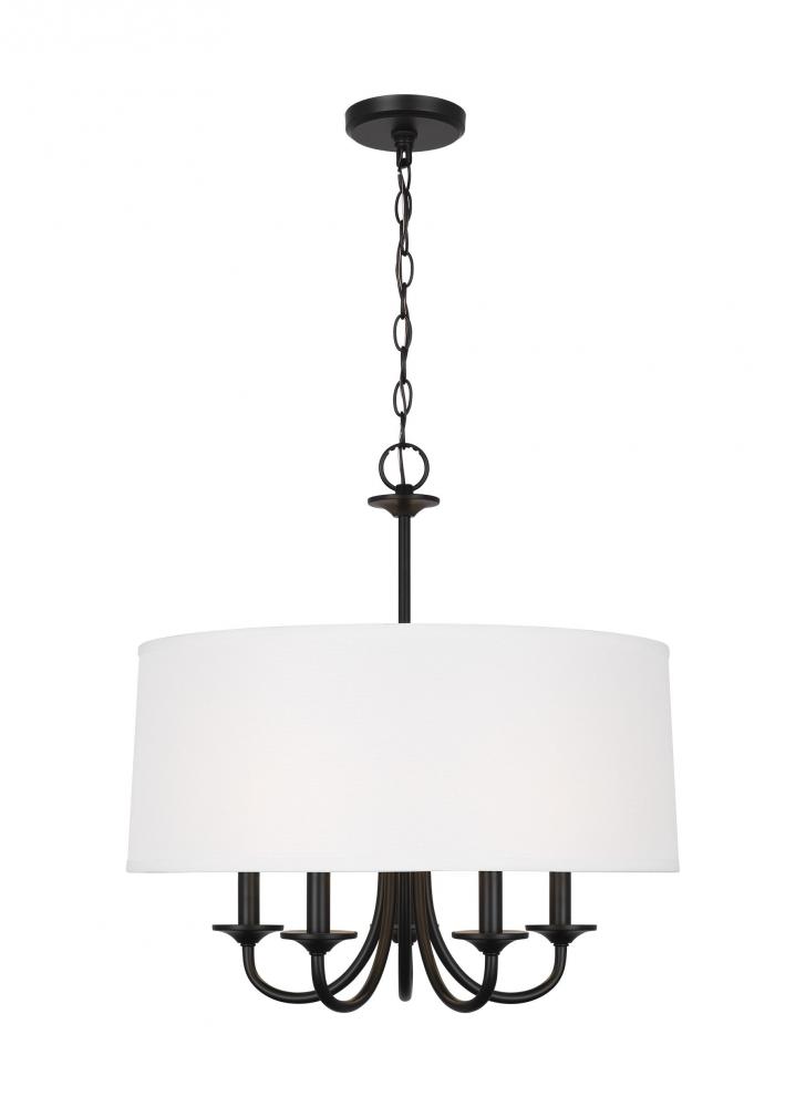 Seville Five Light Shade Chandelier