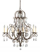 Generation Lighting F2303/8MBZ - Chateau Medium Chandelier