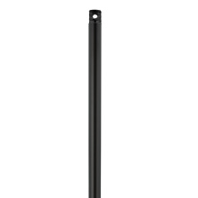 Generation Lighting DRT48BK - 48" Threaded Downrod - Matte Black