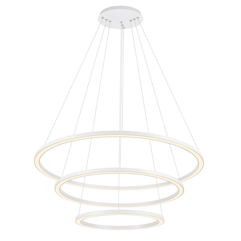 Chalice LED Chandelier With White Finish