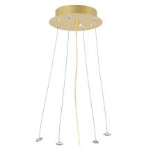 CWI Lighting SK004-602 - Satin Gold Round Suspension Kit