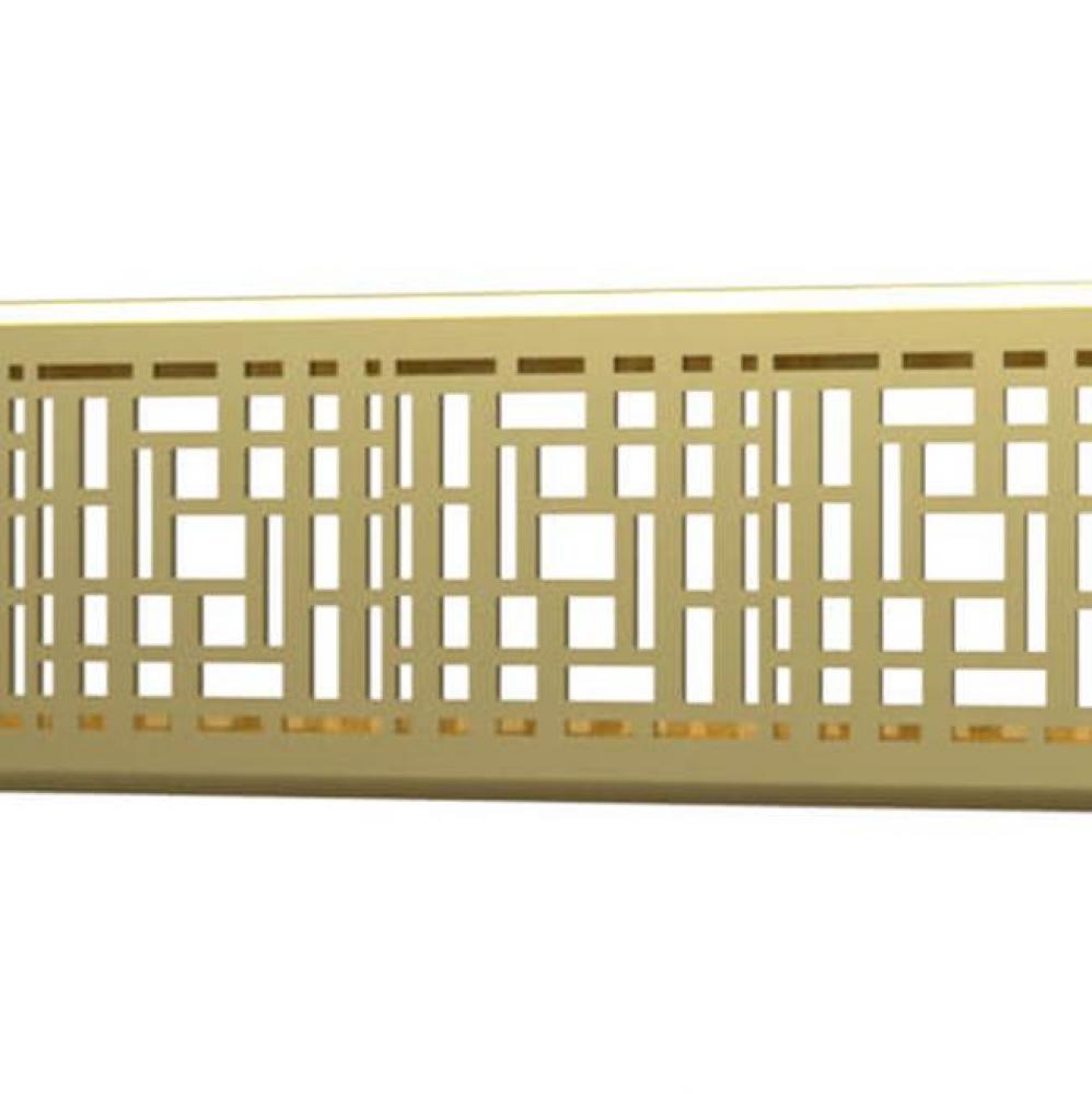 Drain Cover Deco 32In Brushed Gold