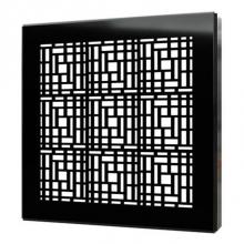 Quick Drain DECO05-PB - Square Drain Cover 5In Deco Polished B