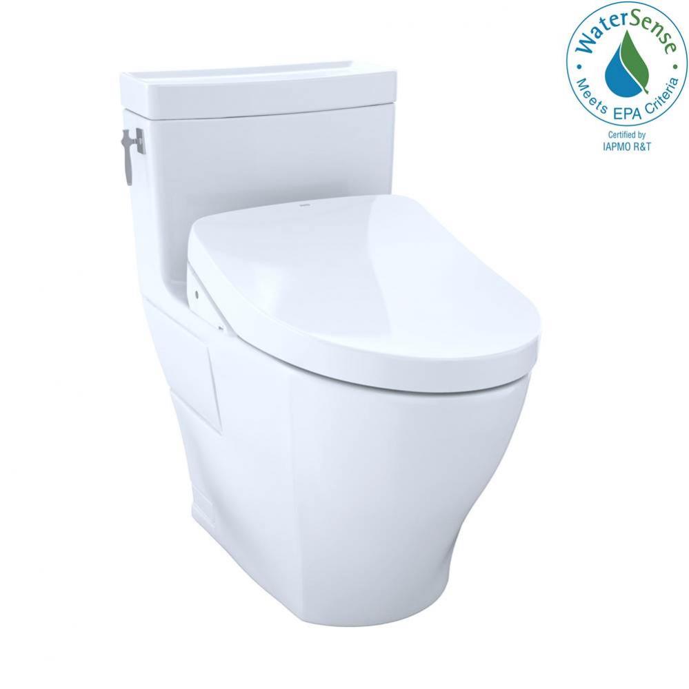 Aimes® One-Piece Elongated 1.28 GPF WASHLET® + and Auto Flush Ready Universal Height Ski