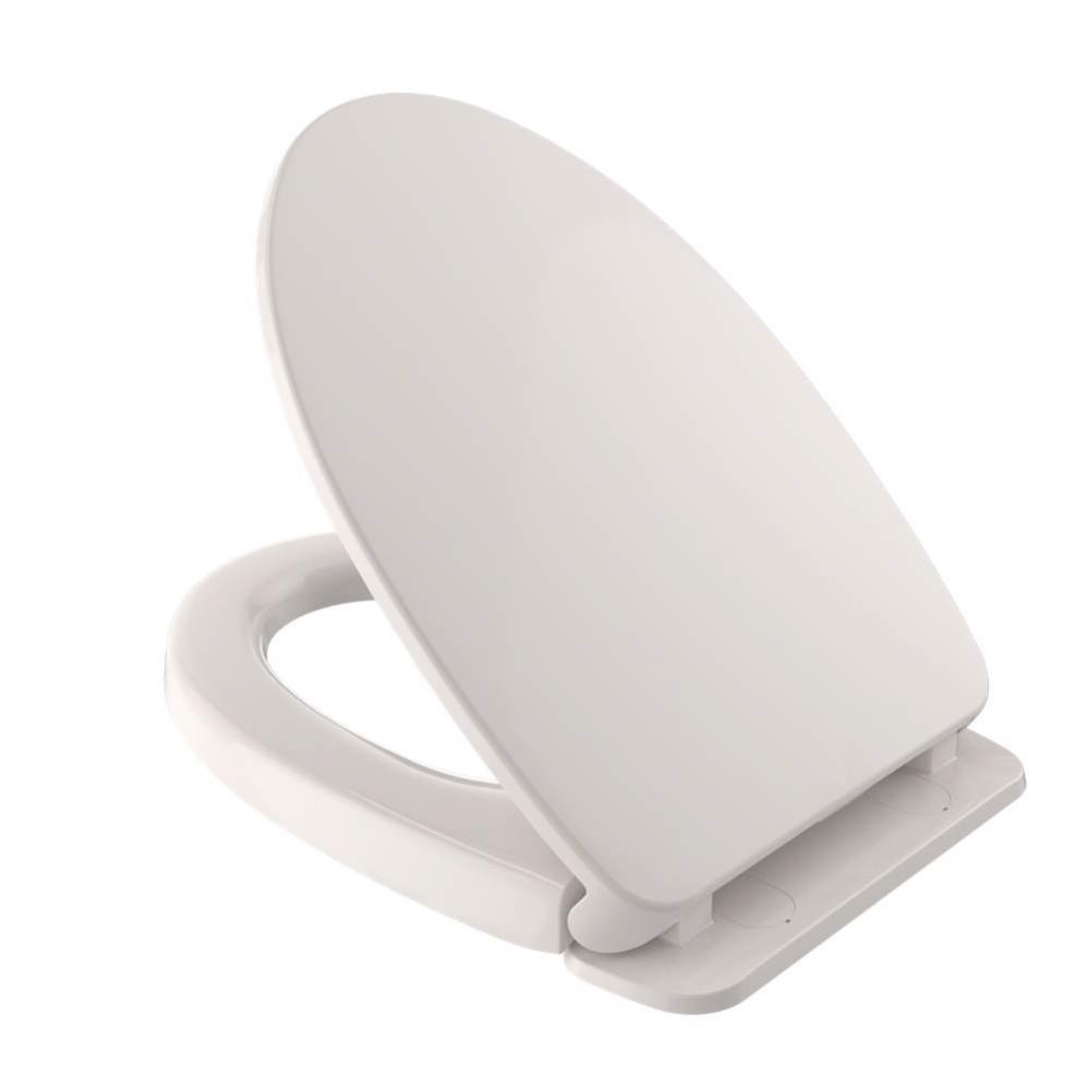 TOTO SoftClose Slow Close Elongated Toilet Seat and Lid, Colonial White