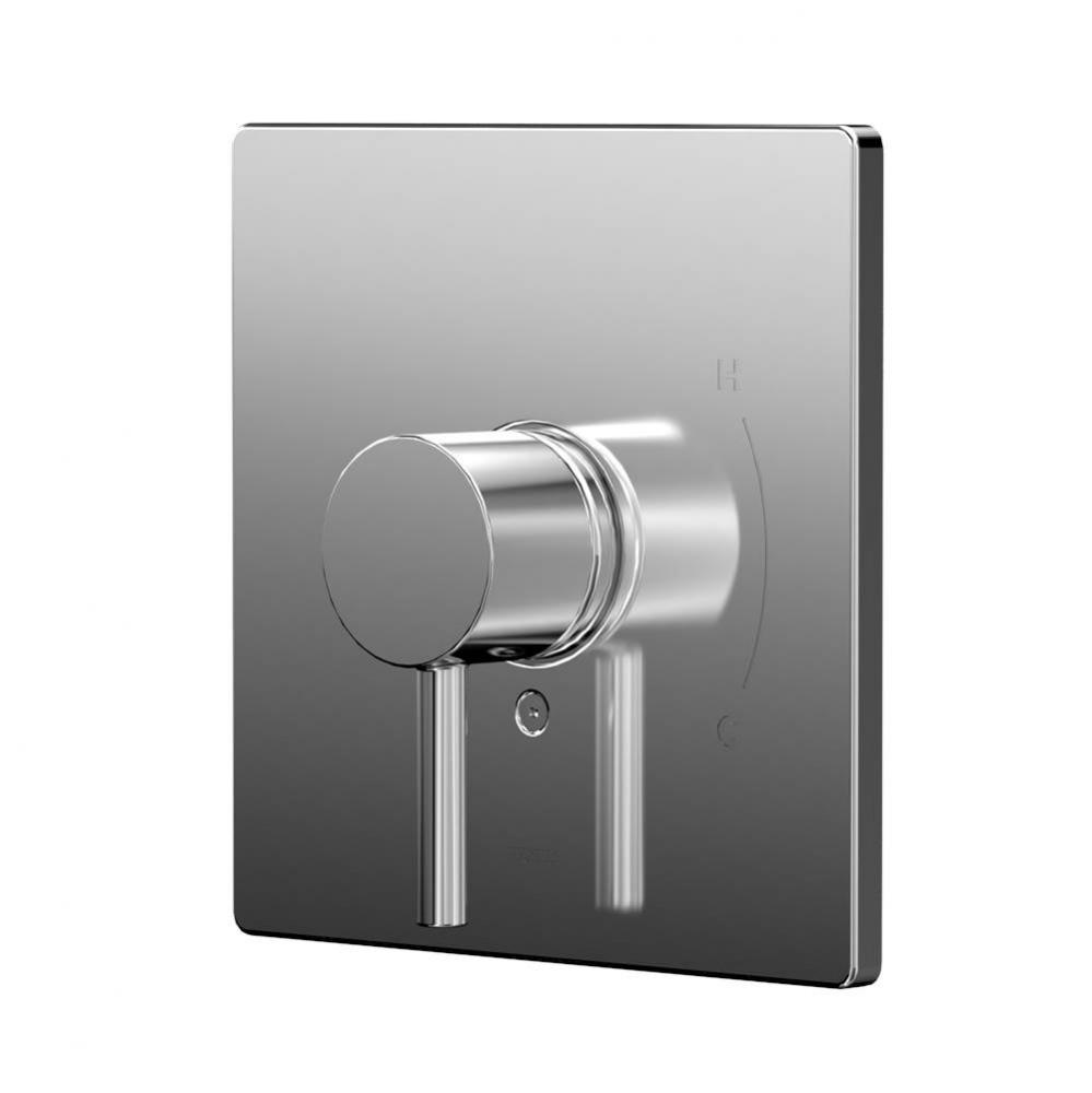 Toto® Square Pressure Balance Valve Shower Trim, Polished Chrome