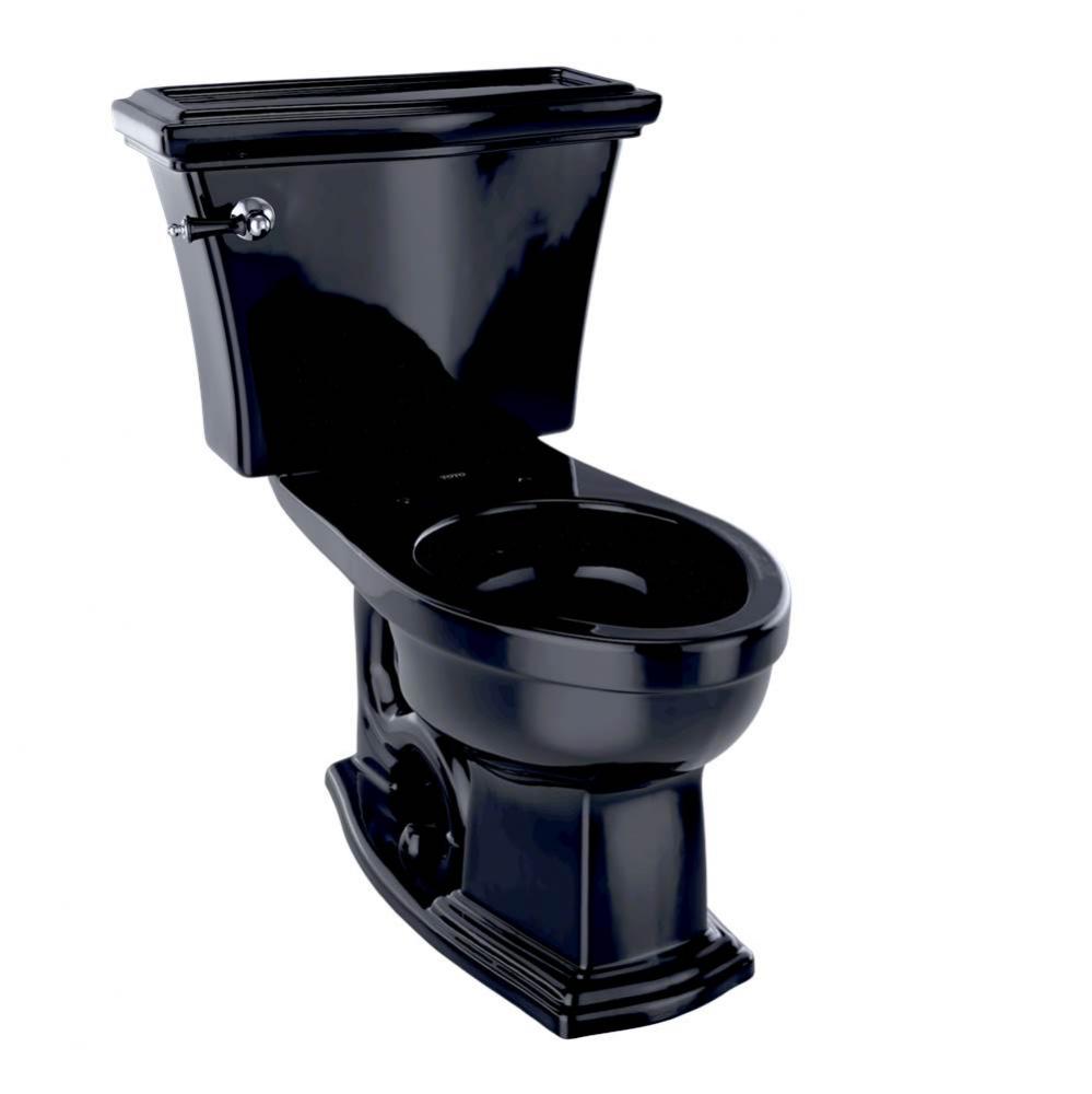 Clayton® Two-Piece Elongated 1.6 GPF Universal Height Toilet, Ebony