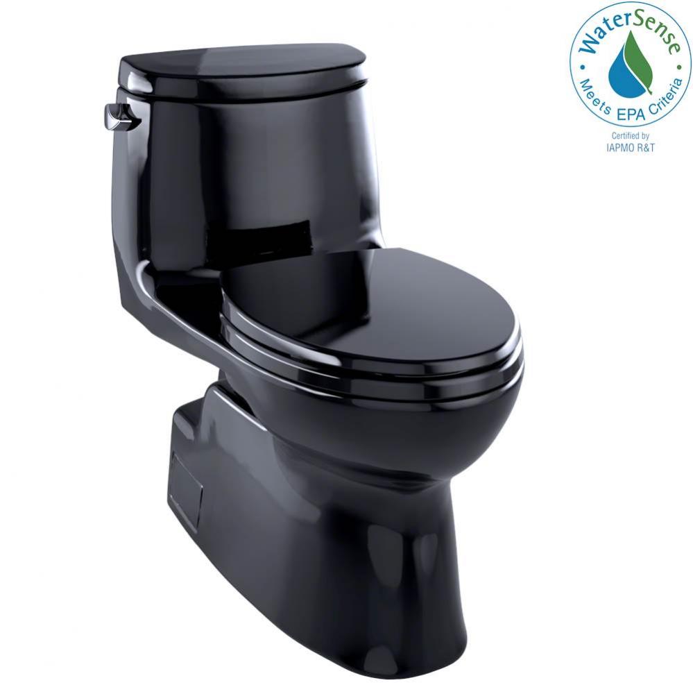 TOTO® Carlyle® II One-Piece Elongated 1.28 GPF Universal Height Skirted Toilet, Ebony Bl