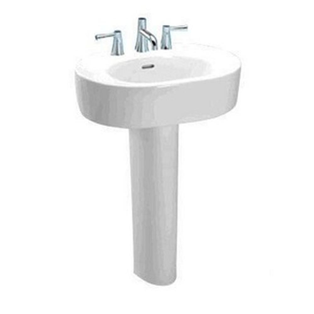 Nexus Pedestal Lavatory 4'' Hole Spacing - Cotton