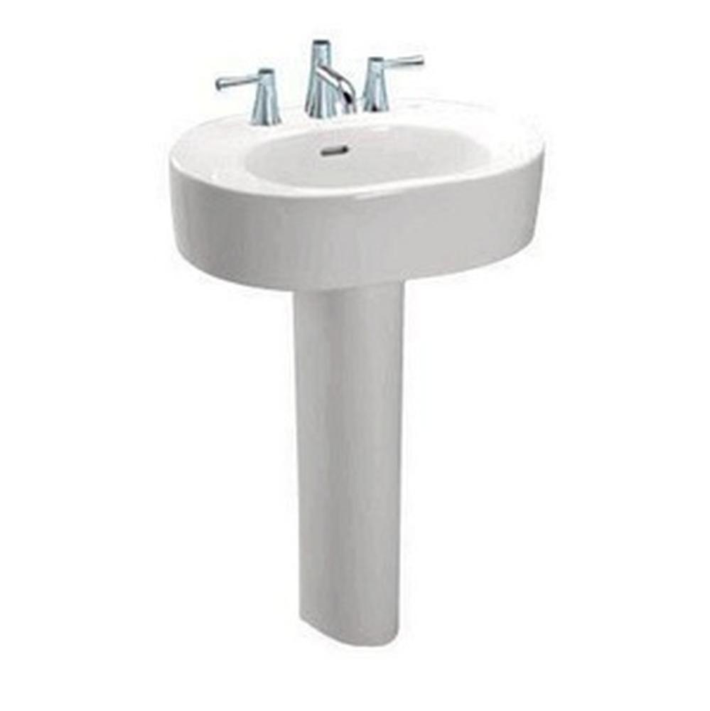 Nexus Pedestal Lavatory 8'' Hole Spacing - Colonial White