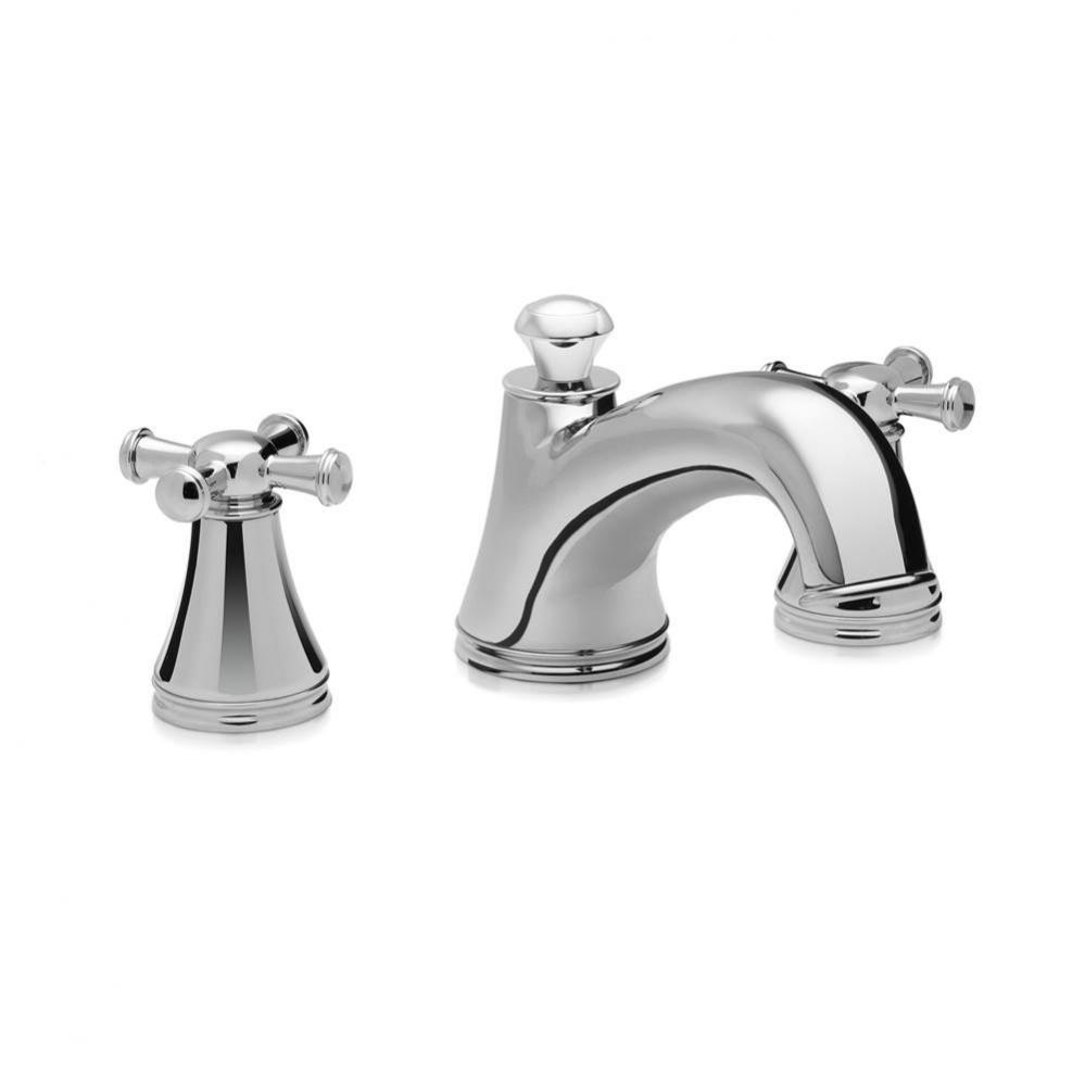 Toto® Vivian™ Two Cross Handle Deck-Mount Roman Tub Filler Trim, Polished Chrome