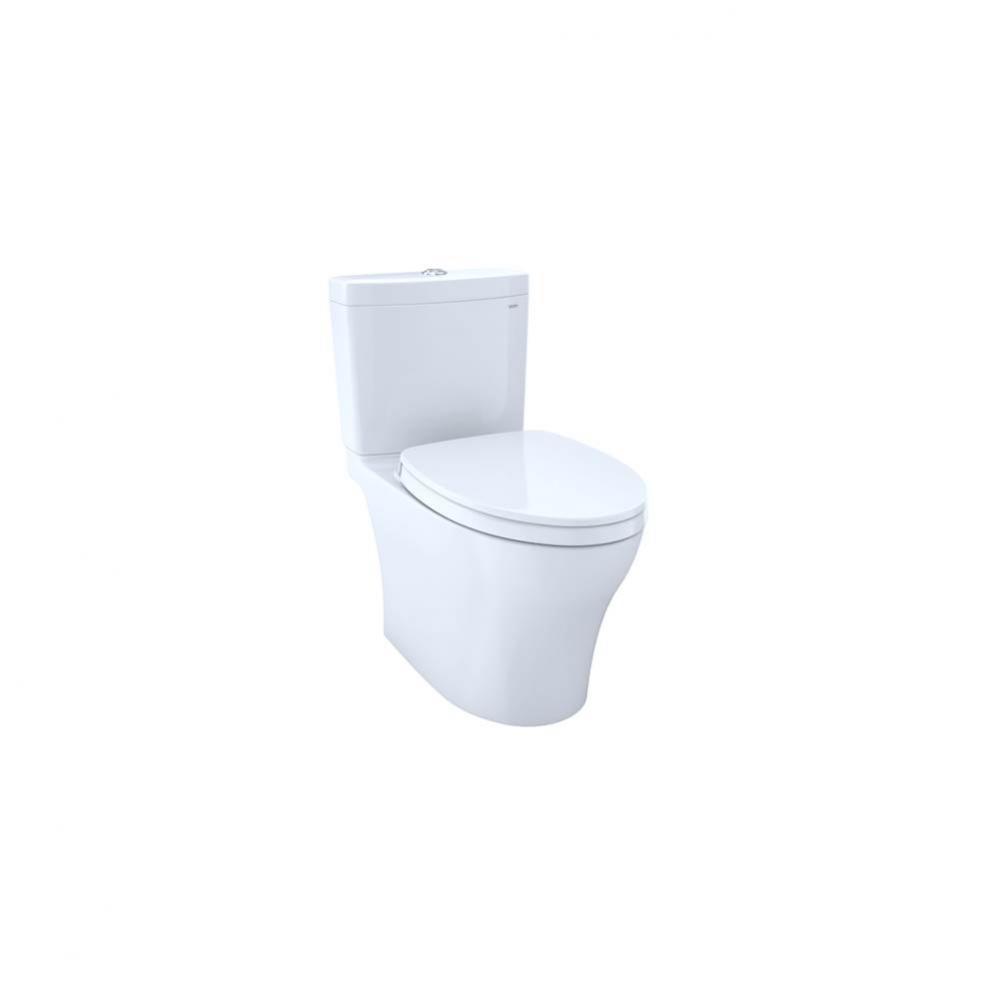 TOTO® Aquia® IV Two-Piece Elongated Dual Flush 1.28 and 0.9 GPF Universal Height Toilet