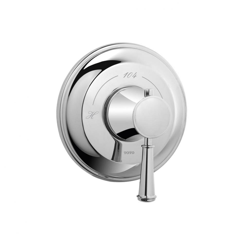 Toto® Vivian™ Lever Handle Thermostatic Mixing Valve Trim, Polished Chrome