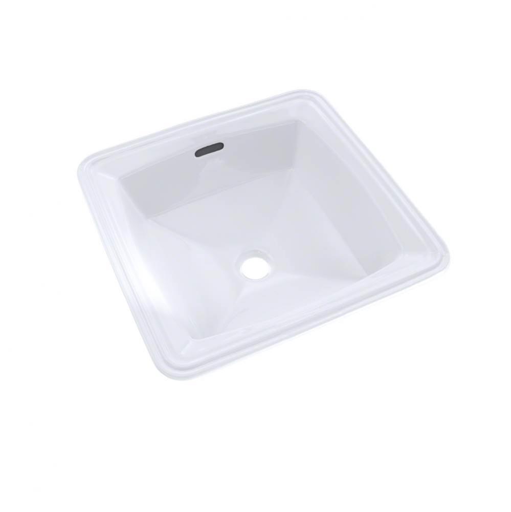 Toto® Connelly™ Square Undermount Bathroom Sink With Cefiontect, Cotton White