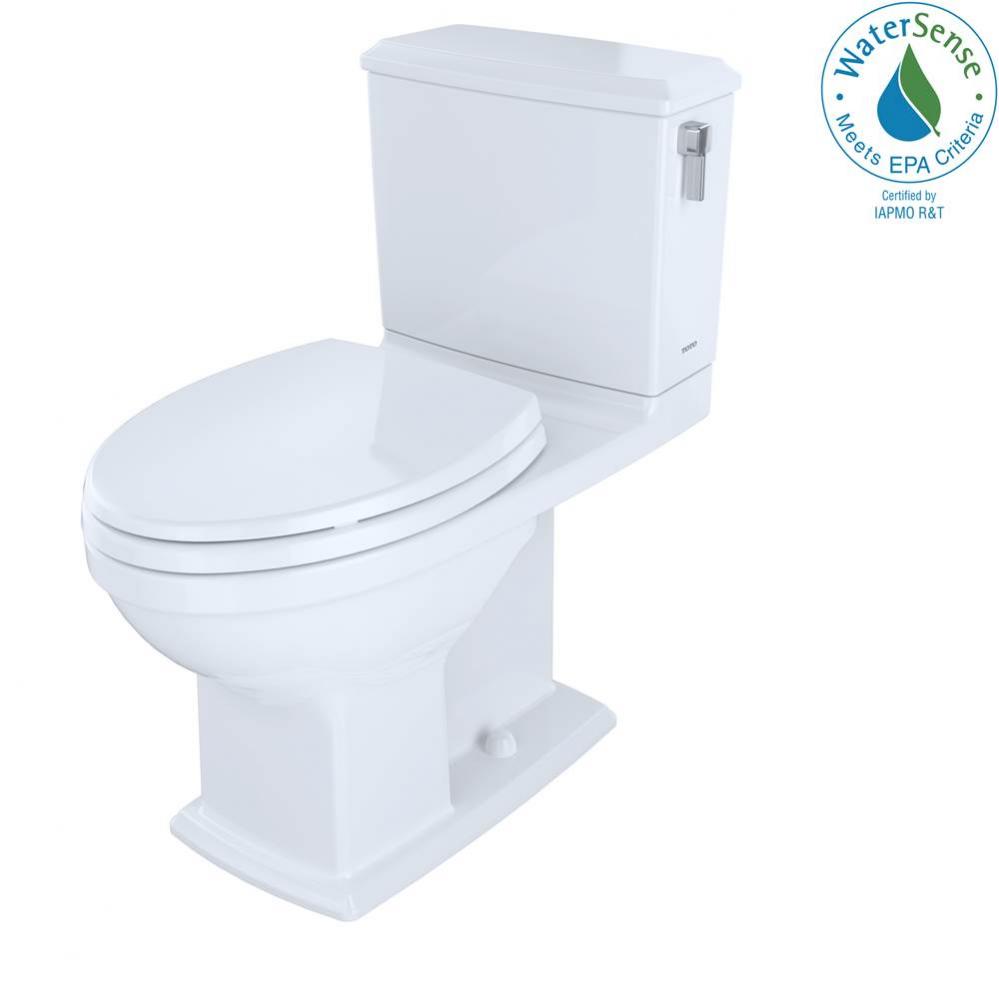 TOTO Connelly WASHLET+ Two-Piece Elongated Dual Flush 1.28 and 0.9 GPF Universal Height Toilet wit