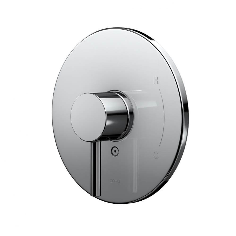 Toto® Round Pressure Balance Valve Shower Trim, Polished Chrome