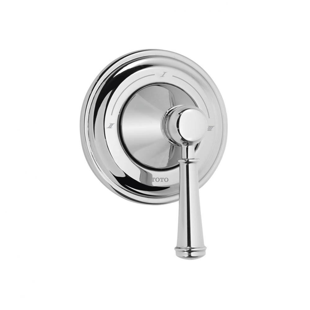 Toto® Vivian™ Lever Handle Three-Way Diverter Trim, Polished Chrome