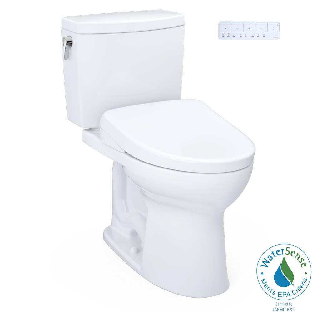 TOTO WASHLET plus Drake II 1G Two-Piece Elongated 1.0 GPF Toilet and WASHLET plus S7 Contemporary