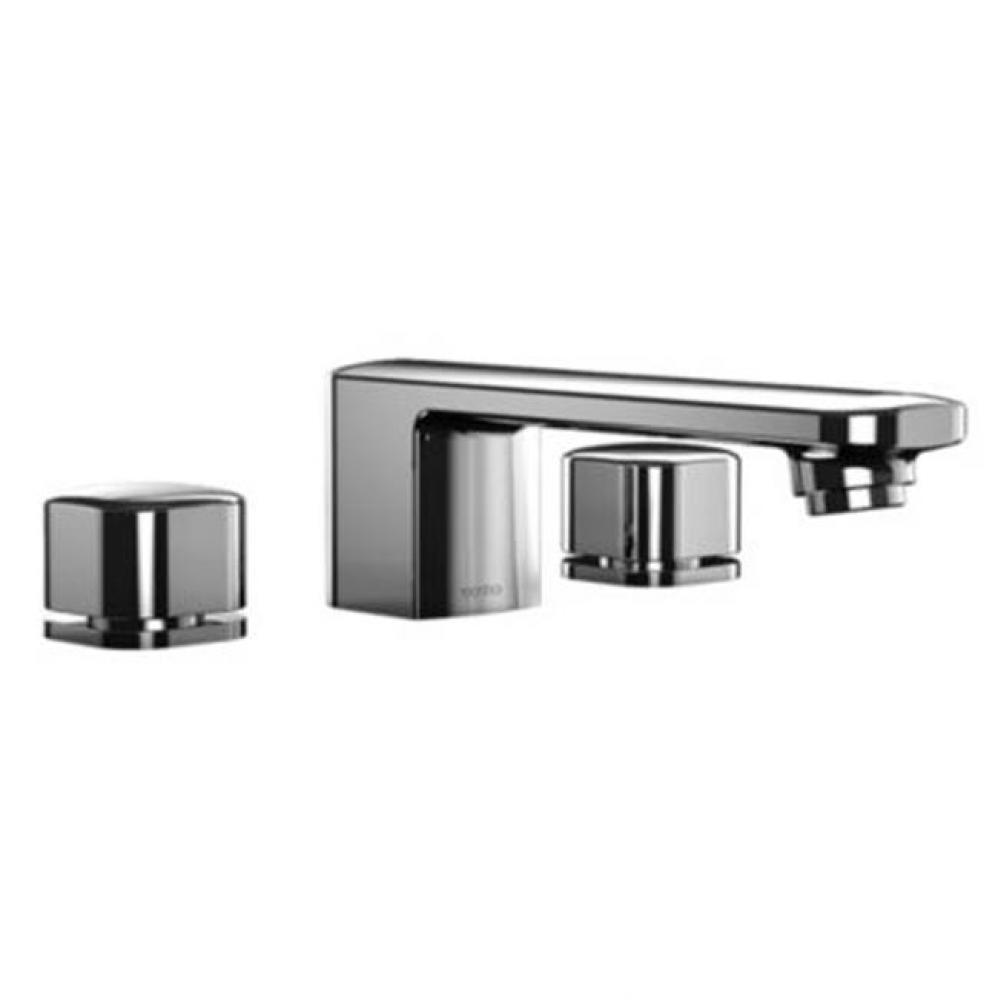 Upton 3Hole Deck Bath Faucet Brass Cp Finish