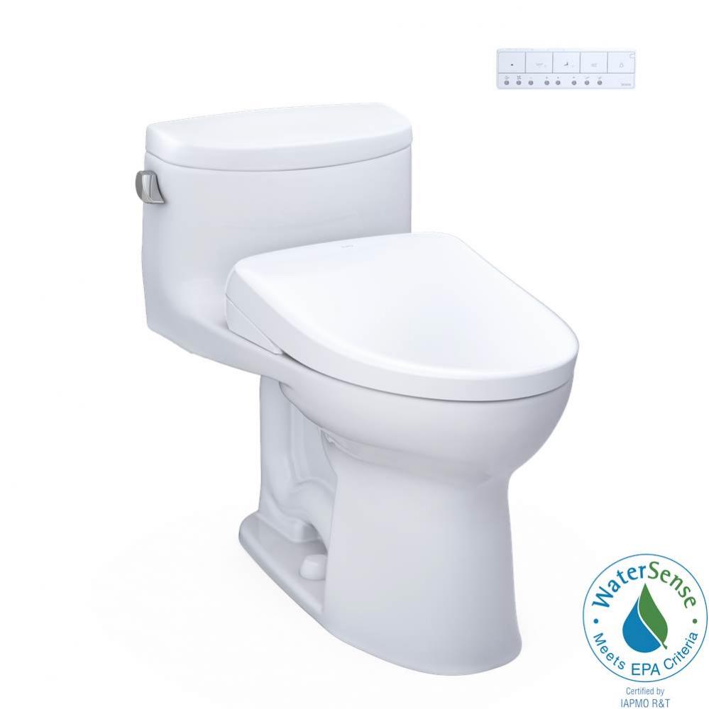 TOTO WASHLET plus Supreme II One-Piece Elongated 1.28 GPF Toilet and WASHLET plus S7 Contemporary