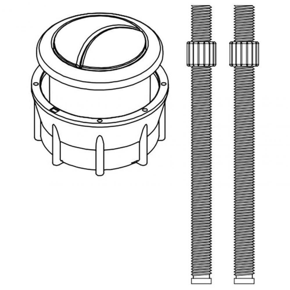 Push Button Assembly - Chrome Plated AND Push Rods